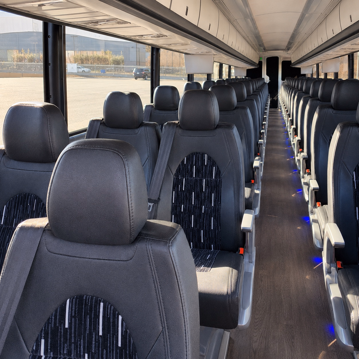 sioux city charter bus interior