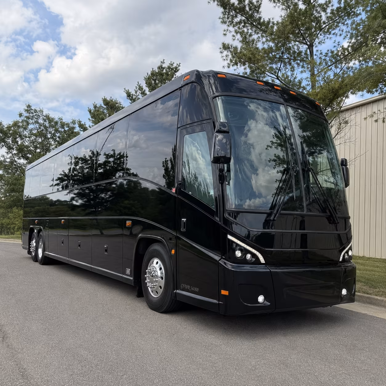 sioux city charter bus rental exterior