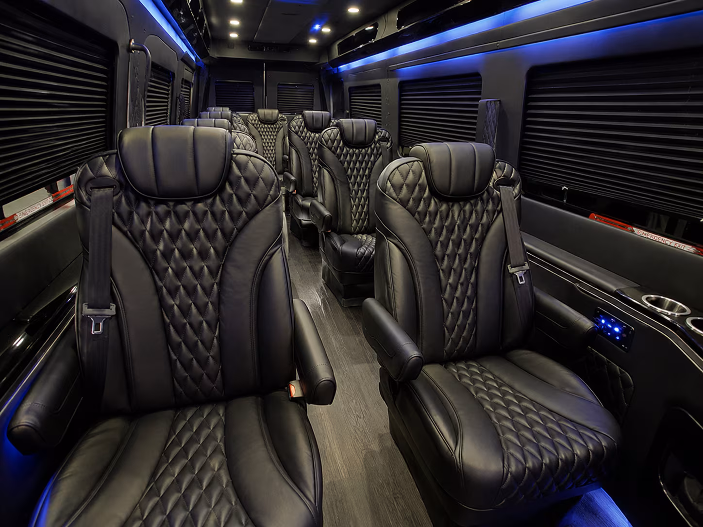 sioux city corporate event transportation onboard seating